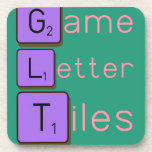 Game
 Letter
 Tiles  Coasters (Cork)
