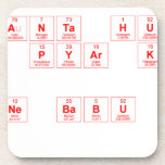 JAANTA HU
 BHT PYAR KARTI 
 HO 
 APNE BABU SE
   Coasters (Cork)