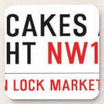 CUPCAKES AND  SHHHT  Coasters (Cork)