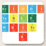 Periodic
 Table
 Write
 r  Coasters (Cork)