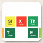 Carbon 
 is the sixth most 
 abundant element  Coasters (Cork)
