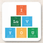 I 
 luv 
 You  Coasters (Cork)
