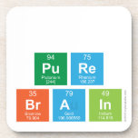 
 pure
 brain  Coasters (Cork)