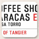 Coffee shop Caracas  Coasters (Cork)