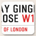 GAY GINGER CLOSE  Coasters (Cork)