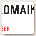 OKOKOMAIKO  Coasters (Cork)