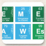 Elements
 are awesome  Coasters (Cork)