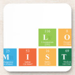 I
 love
 chemistry  Coasters (Cork)