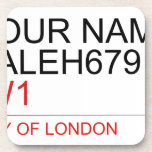 Your Name Valeh679    Coasters (Cork)