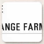 Your Name ishmael Street orange farm dzk 3  Coasters (Cork)