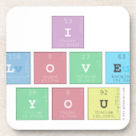 i
 love
 you  Coasters (Cork)