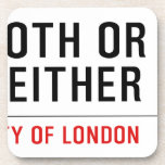 BOTH or NEITHER  Coasters (Cork)