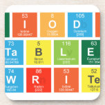Periodic
 Table
 Write  Coasters (Cork)