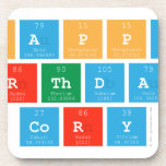 Happy
 Birthday
 Cory  Coasters (Cork)