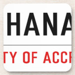 GHANA  Coasters (Cork)