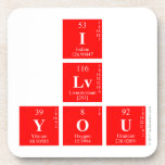 I
 Lv
 you  Coasters (Cork)