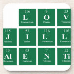 I Love
 Jill
 Valentine  Coasters (Cork)