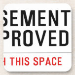 BASEMENT  APPROVED  Coasters (Cork)