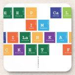 KEEP CALM
 IM
 SRILANKAN
 CRICKET FAN
   Coasters (Cork)