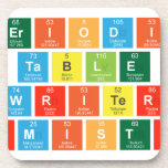 Periodic
 Table
 Writer
 Chemistry  Coasters (Cork)