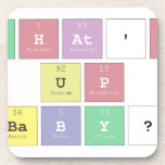 what's 
 up
 baby?  Coasters (Cork)