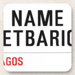 Your Name StreetBariga  Coasters (Cork)