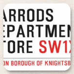 HARRODS DEPARTMENT STORE  Coasters (Cork)