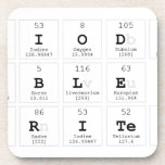 Periodic Table Writer  Coasters (Cork)