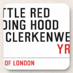 Little Red  Riding Hood  in CLERKENWELL   Coasters (Cork)