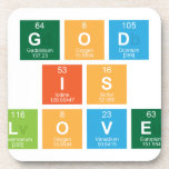 God
 is
 love  Coasters (Cork)
