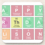 Happy
 Birthday
 Allison  Coasters (Cork)