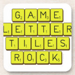 Game
 Letter
 Tiles
 ROCK!  Coasters (Cork)