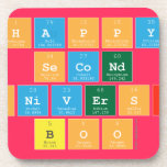 Happy 
 Second
 Anniversary
 BOO  Coasters (Cork)