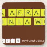 WHO'S AFRAID OF
 VIRGINIA WOOLF ?
   Coasters (Cork)