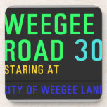 Weegee Road  Coasters (Cork)