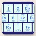 Periodic
 Table
 Writer  Coasters (Cork)