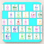 Atoms are
 the building
 blocks for
 everything
 in the Universe!  Coasters (Cork)