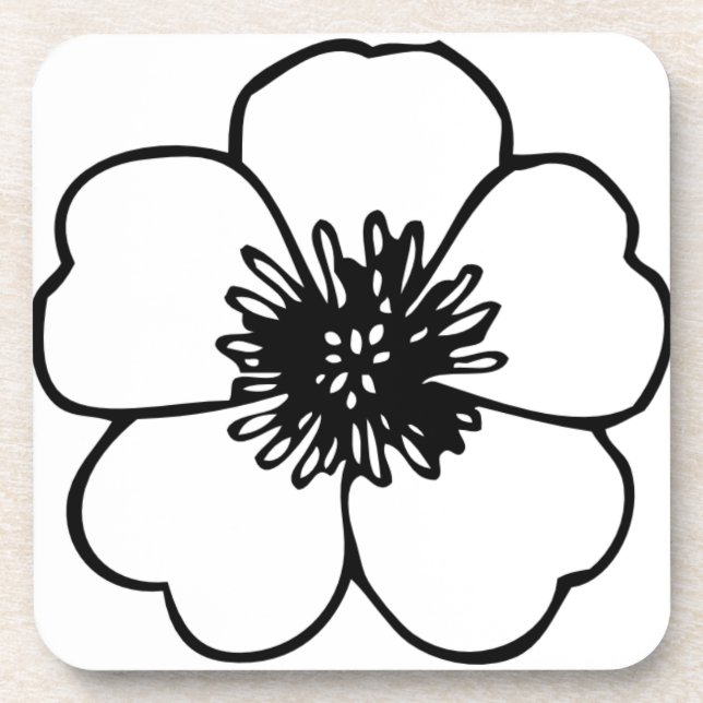 Coasters-Flowers-10 Drink Coaster (Front)