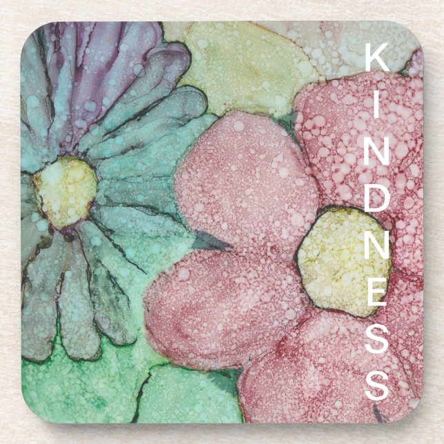 Coasters "Flowers Ink 4" (Front)