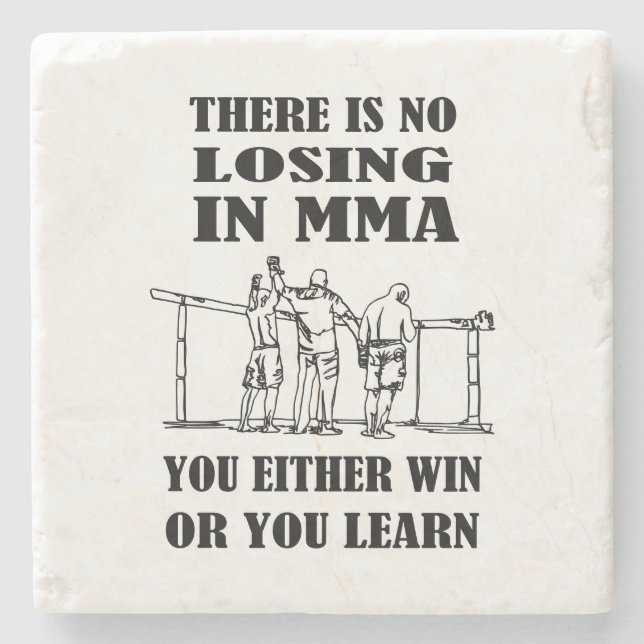Coasters for MMA Fighter - Mixed Martial Arts Gift (Front)