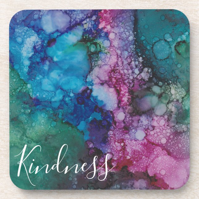 Coasters "Pinks & Blue-Greens" (Front)