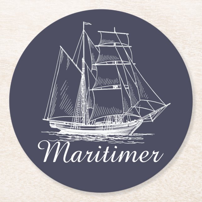 Coasters  pulp board Maritimer Nova Scotia drink (Front)