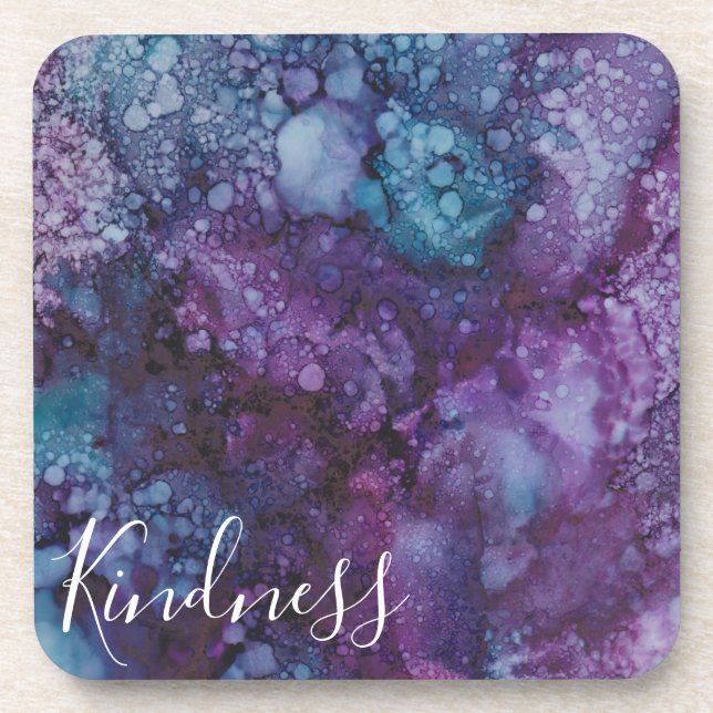 Coasters "Purple-Blues Pretty"/Personalize (Front)