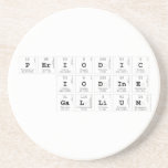 Periodic
 Iodine 
 Gallium  Coasters (Sandstone)