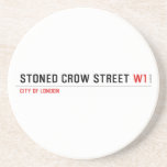 stoned crow Street  Coasters (Sandstone)