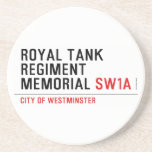 royal tank regiment memorial  Coasters (Sandstone)