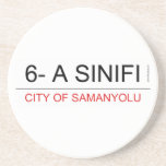 6- A SINIFI  Coasters (Sandstone)