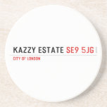 KAZZY ESTATE  Coasters (Sandstone)