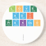 LOVE
 ADI 
 PRAKOSO
 
   Coasters (Sandstone)