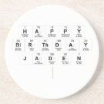 Happy
 Birthday
 Jaden
   Coasters (Sandstone)